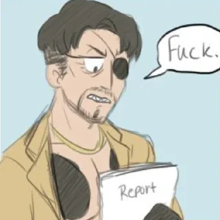 😕-yakuza nani, Telegram Sticker