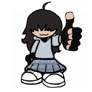 👍-you are a cutie, Telegram Sticker