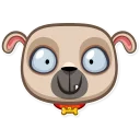 😀-Zac The Pug, Telegram Sticker