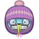 😬-Zac The Pug, Telegram Sticker