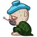 🤒-Zac The Pug, Telegram Sticker