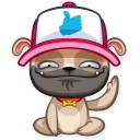 👍-Zac The Pug, Telegram Sticker