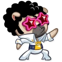 💃-Zac The Pug, Telegram Sticker
