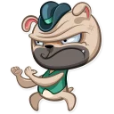 😠-Zac The Pug, Telegram Sticker