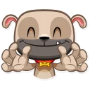 🤗-Zac The Pug, Telegram Sticker