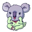 🐨-Creepy Wolf, Telegram Sticker