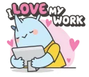 😍-Zoo Office, Telegram Sticker