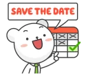 📅-Zoo Office, Telegram Sticker