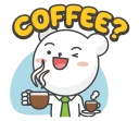 ☕️-Zoo Office, Telegram Sticker