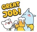 🙌-Zoo Office, Telegram Sticker