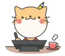 😺-Zoo Office, Telegram Sticker