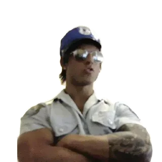 👮‍♀️-Zyzz, Telegram Sticker
