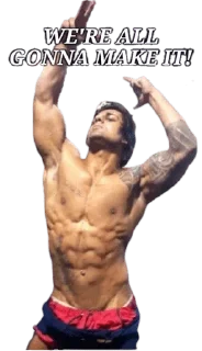 💪-Zyzz, Telegram Sticker
