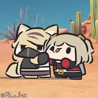 🤗-Zenless Zone Zero @fixfox, Telegram Sticker
