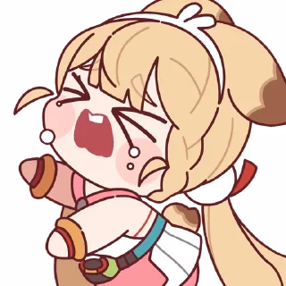 😫-Zenless Zone Zero @fixfox, Telegram Sticker