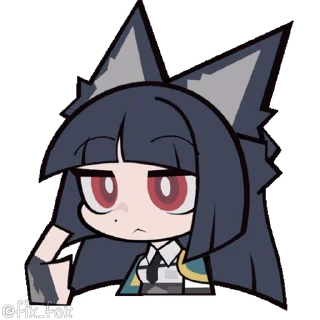 ❓-Zenless Zone Zero @fixfox, Telegram Sticker