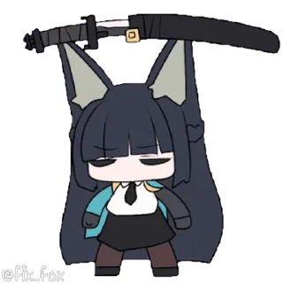 😤-Zenless Zone Zero @fixfox, Telegram Sticker