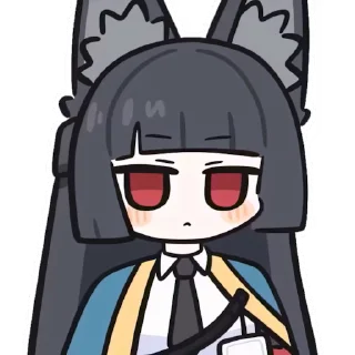 ☝️-Zenless Zone Zero @fixfox, Telegram Sticker