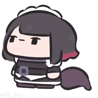 🫤-Zenless Zone Zero @fixfox, Telegram Sticker