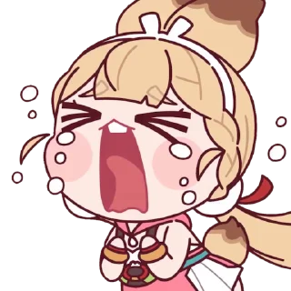 😫-Zenless Zone Zero @fixfox, Telegram Sticker