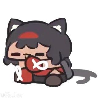 😛-Zenless Zone Zero @fixfox, Telegram Sticker
