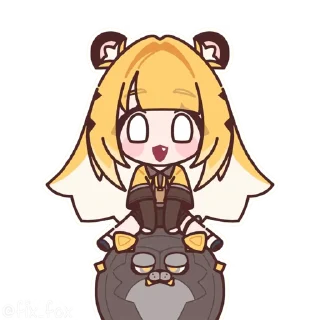 😀-Zenless Zone Zero @fixfox, Telegram Sticker
