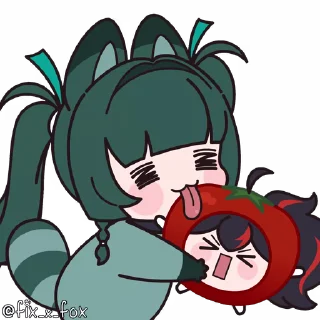 🤗-Zenless Zone Zero @fixfox, Telegram Sticker
