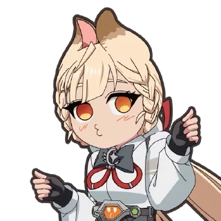 😗-Zenless Zone Zero @fixfox, Telegram Sticker